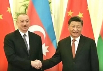 President Xi Jinping and Azerbaijani President Ilham Aliyev meet in Samarkand